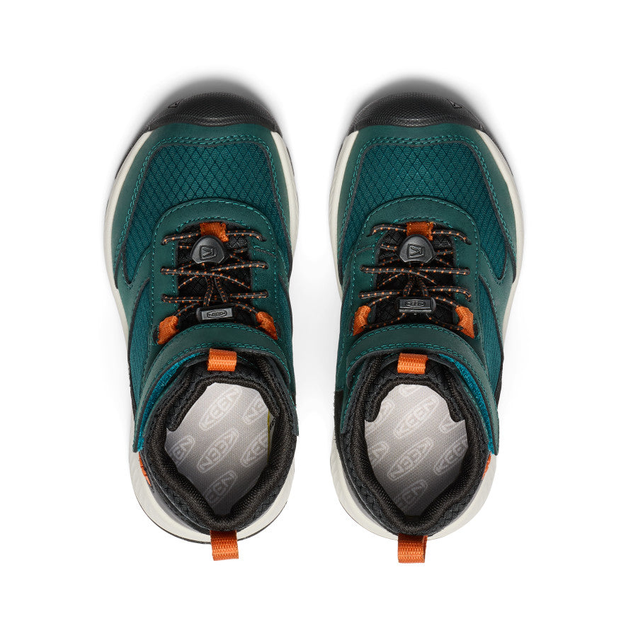 Keen -Skua Waterproof Boot - Little Kids - Pine/Gold Flame