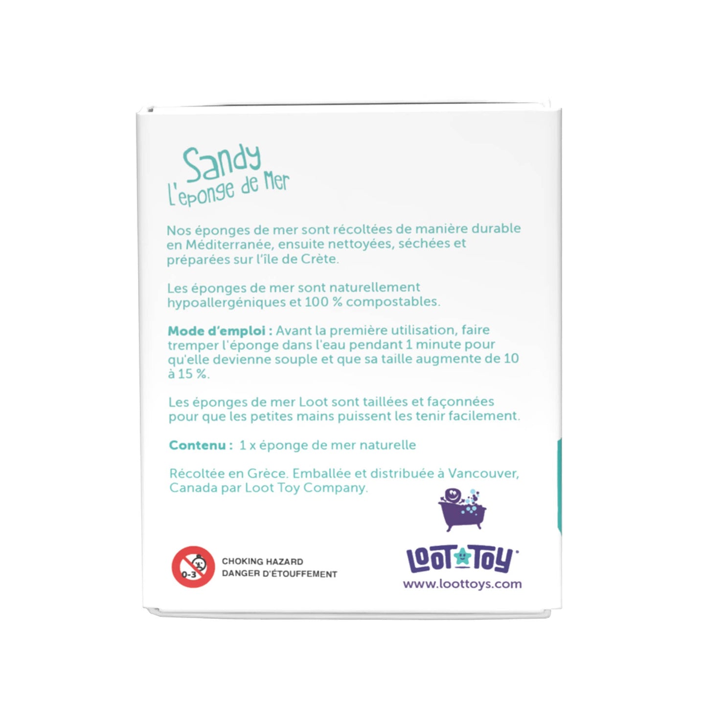 Loot Toy Company - Sandy The Sea Sponge