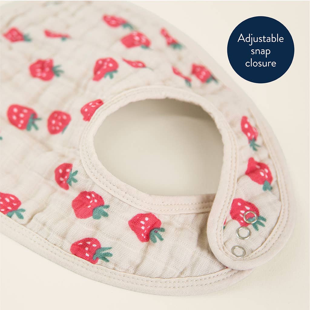 Itzy Ritzy - Itzy Bibs™: Strawberries + Cream
