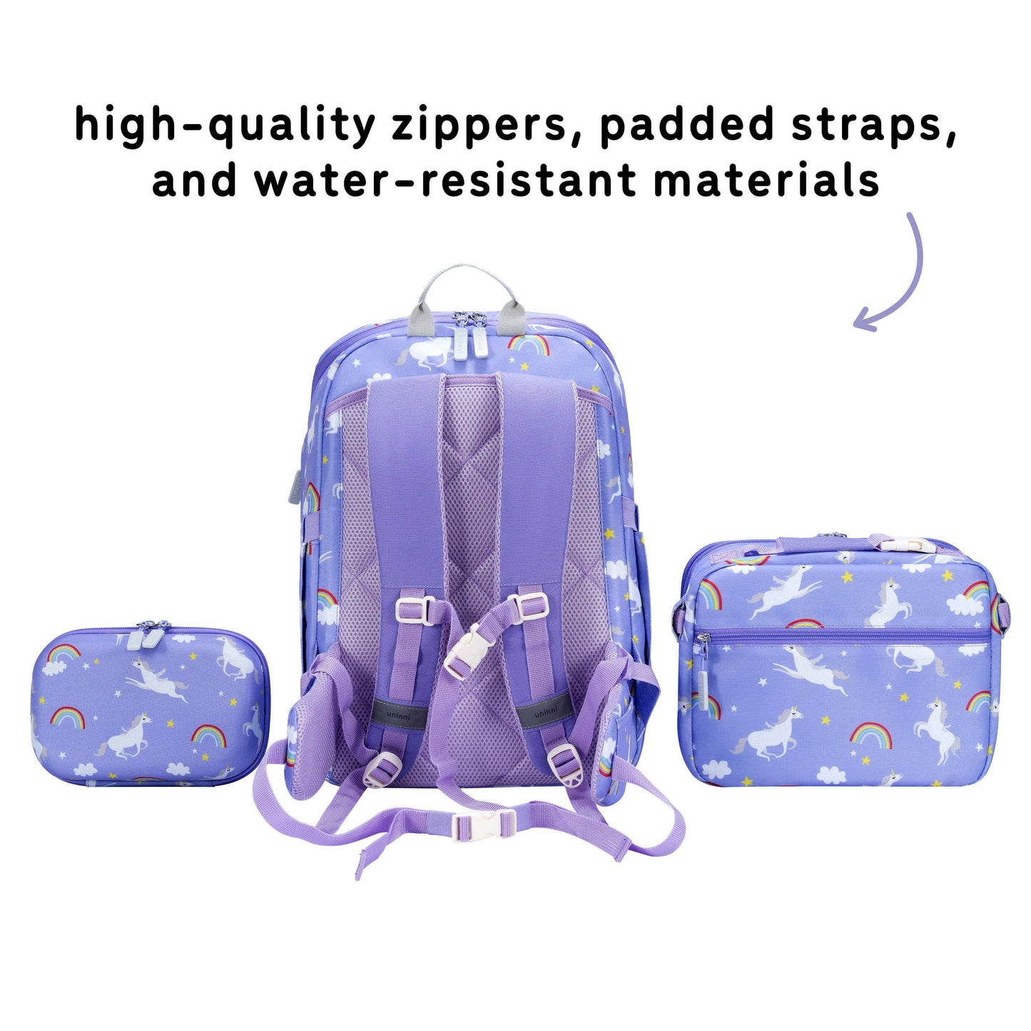 uninni - Set- Rainbow Unicorn: Rainbow Unicorn