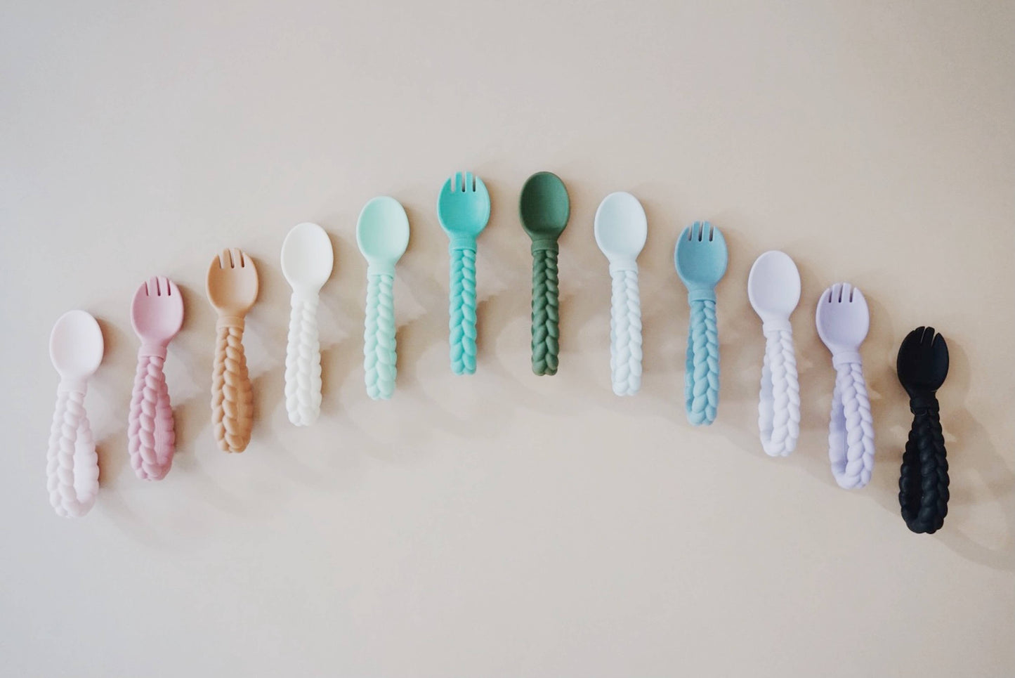Itzy Ritzy - Sweetie Spoons™ Spoon + Fork Set: Mint