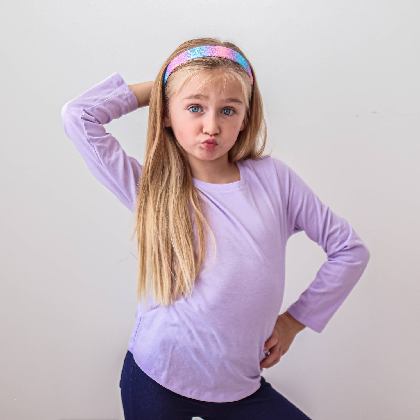 Frog Sac Tapered Chunky Glitter Headband