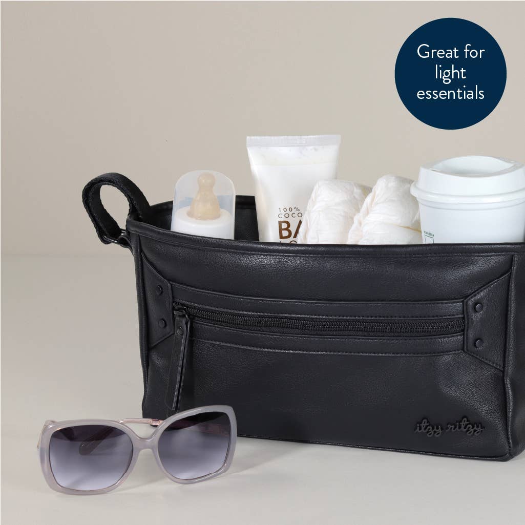 Itzy Ritzy - Stroller + Wagon Caddy: Matte Black