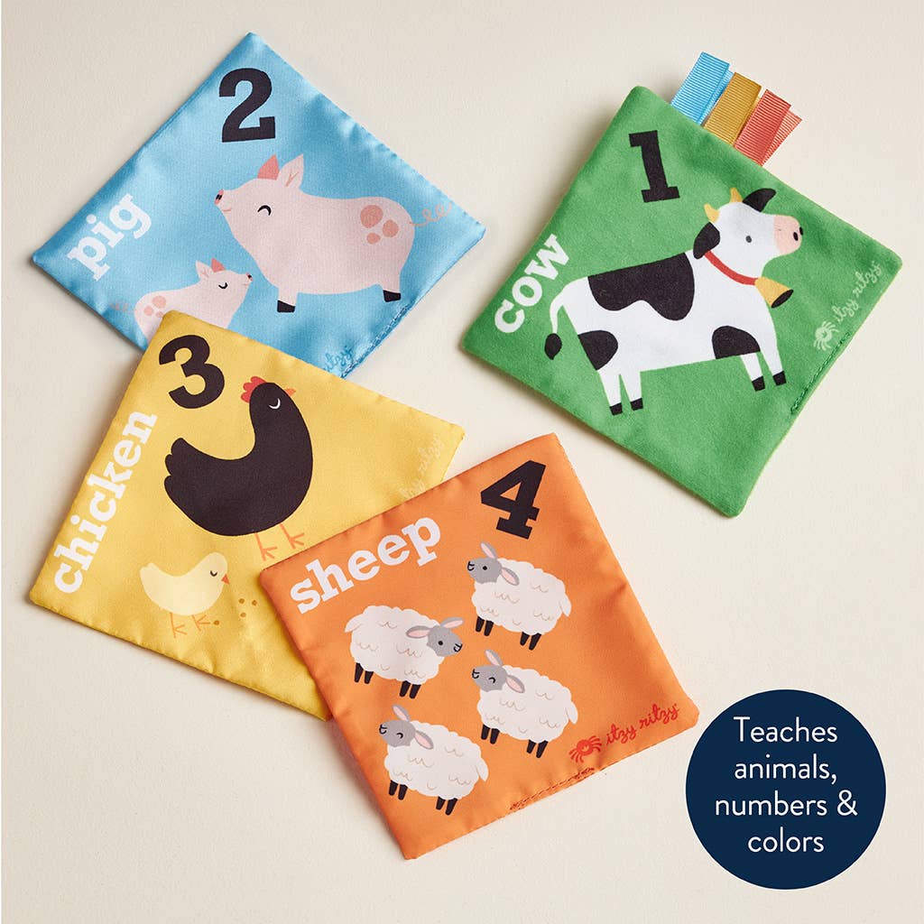 Itzy Ritzy - Itzy Sensory Scarves: Farm Barn