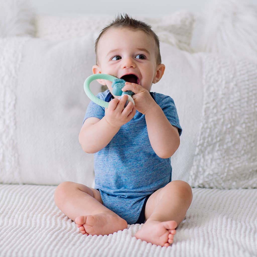 Itzy Ritzy - *NEW OPTION* Ritzy Rattle™ Silicone Teether Rattles: Rainbow