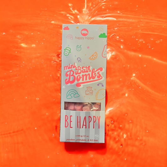 Happy Hippo Bath - Citrus Splash Mini Bombs- Box