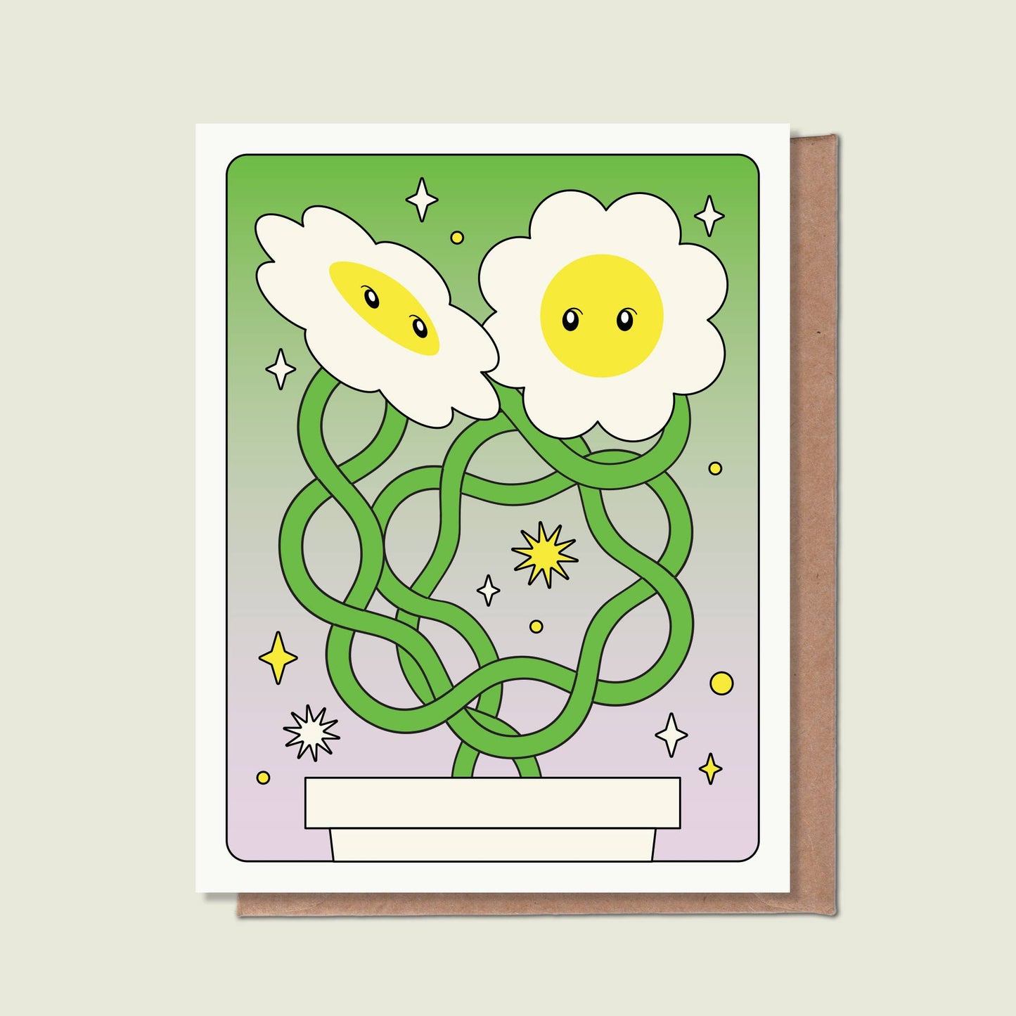 Épée Lapin Studio - Stuck Together Greeting Card