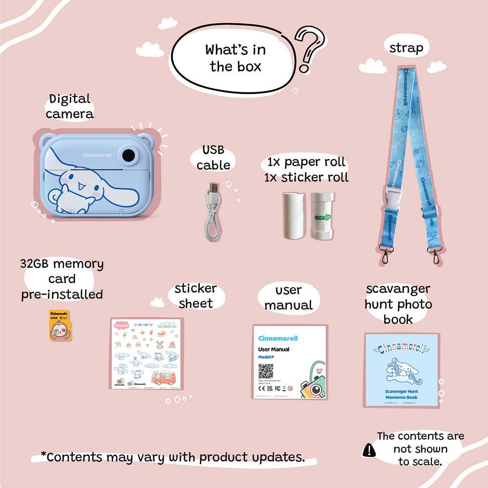 kiimento - Cinnamoroll | Print Camera