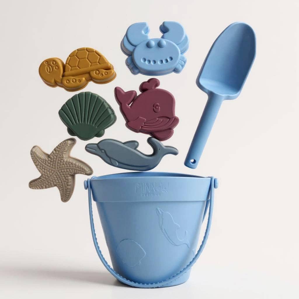 Minnow Designs - Silicone Beach Bucket Set