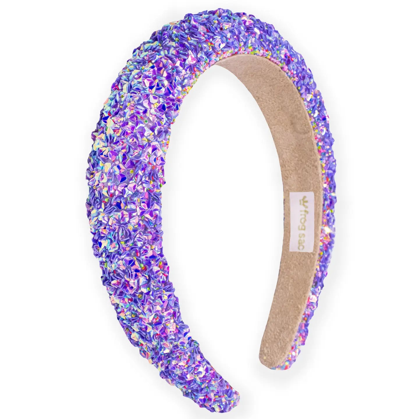 Frog Sac Kids Padded Headband, Chunky Sequin Hair Band
