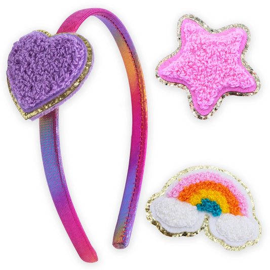 Frog Sac - Interchangeable Charm Headband & Hair Clips