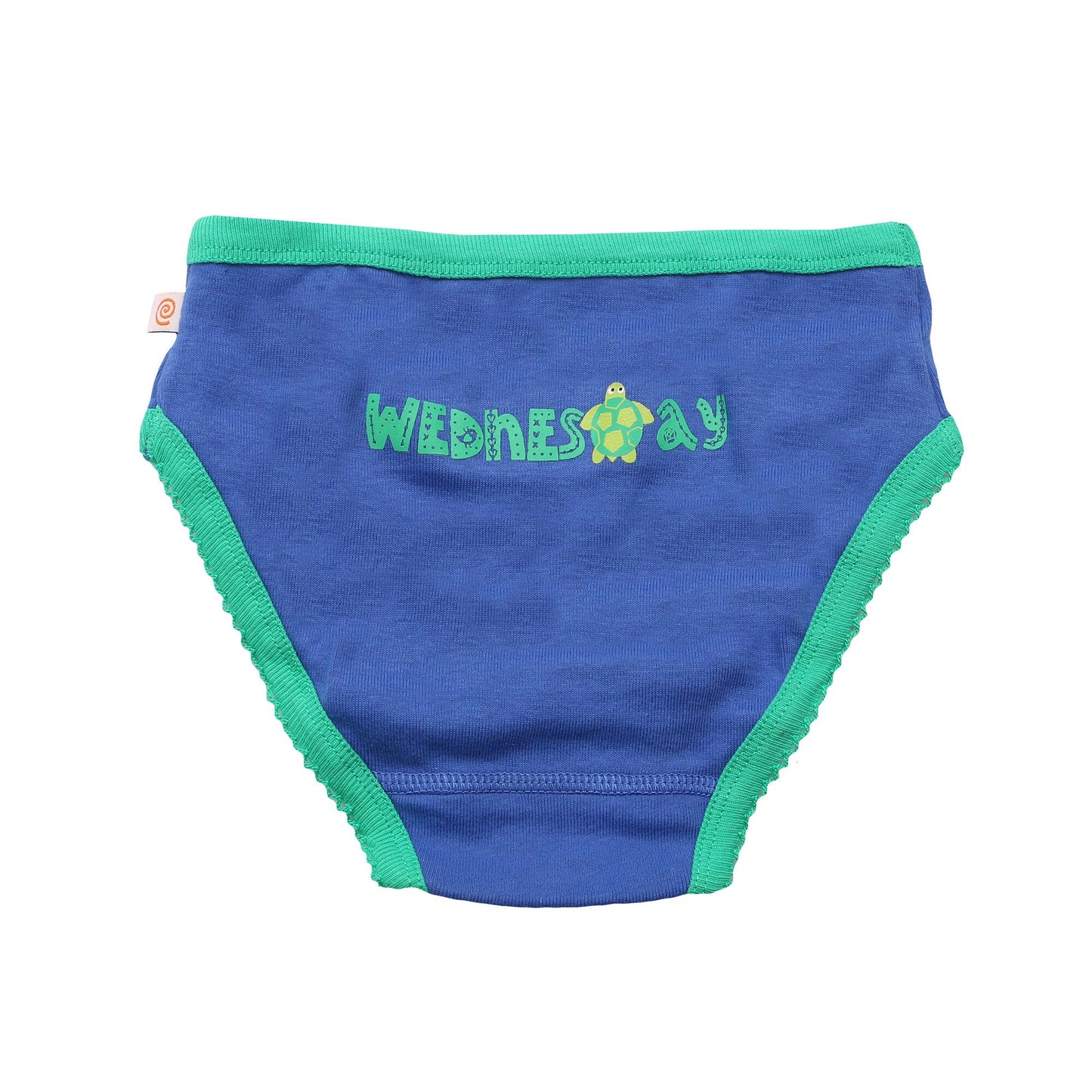 Zoocchini Kids Organic Briefs - 7Pc Set - Days Of The Week 5-6 Years