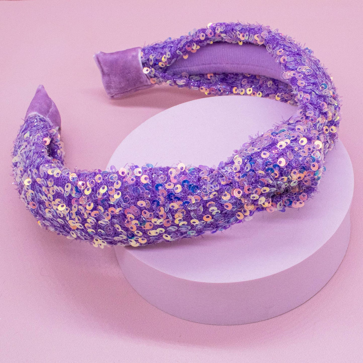 Frog Sac Kids Knot Headband, Sequin Knotted Hair Band Accessories