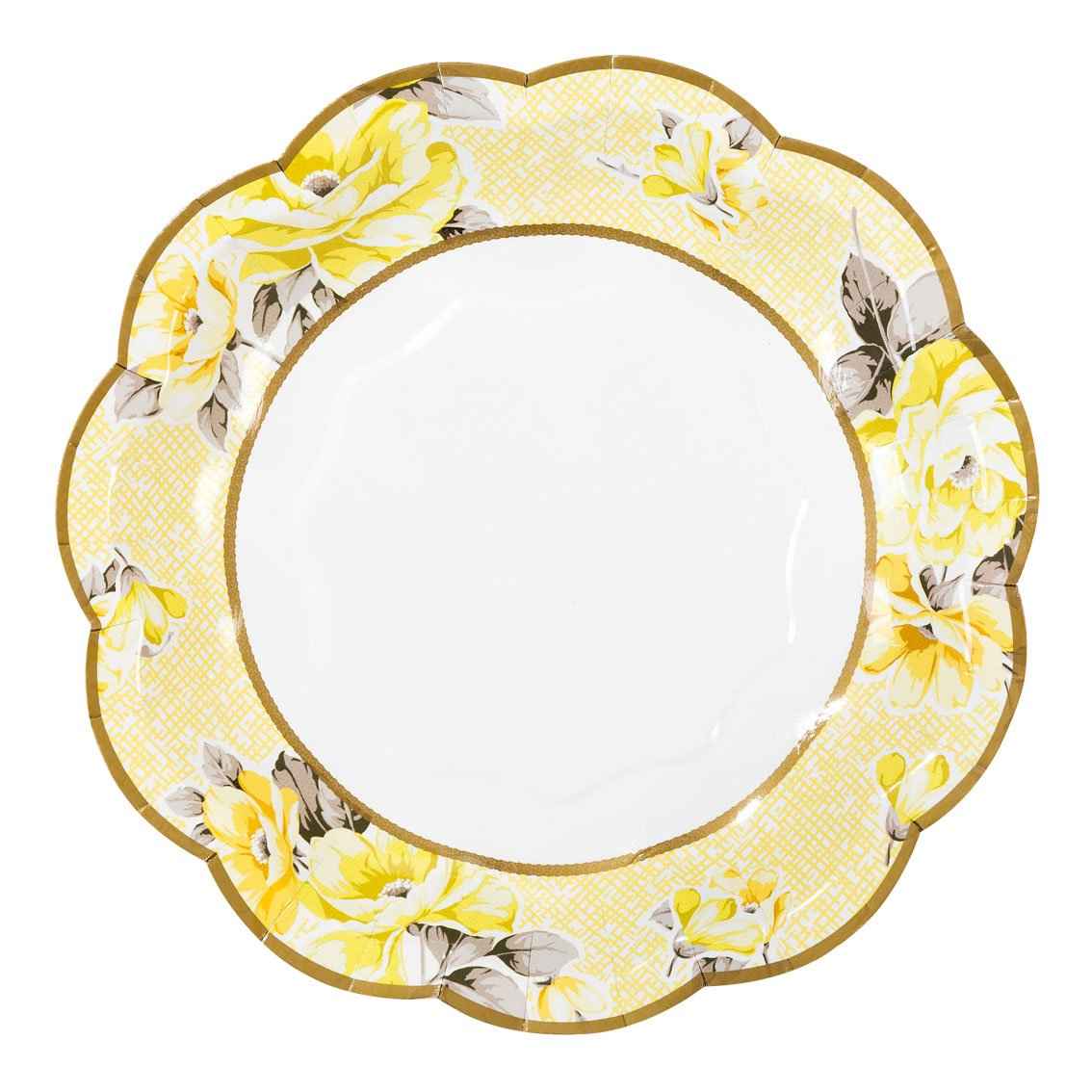 Talking Tables USA - Floral Paper Plates | 12 Pack | Tea Party | Party Plates |