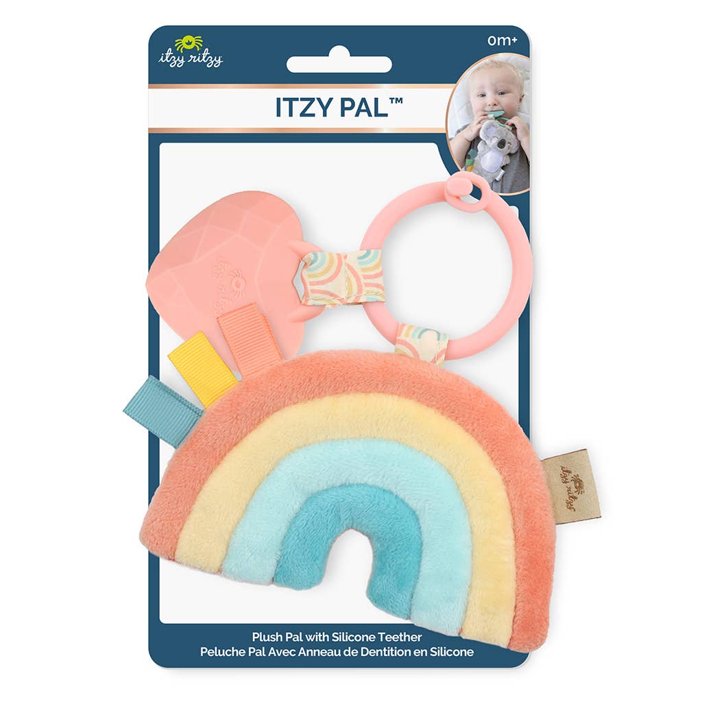 Itzy Ritzy - Itzy Pal™ Plush + Teether: Rainbow