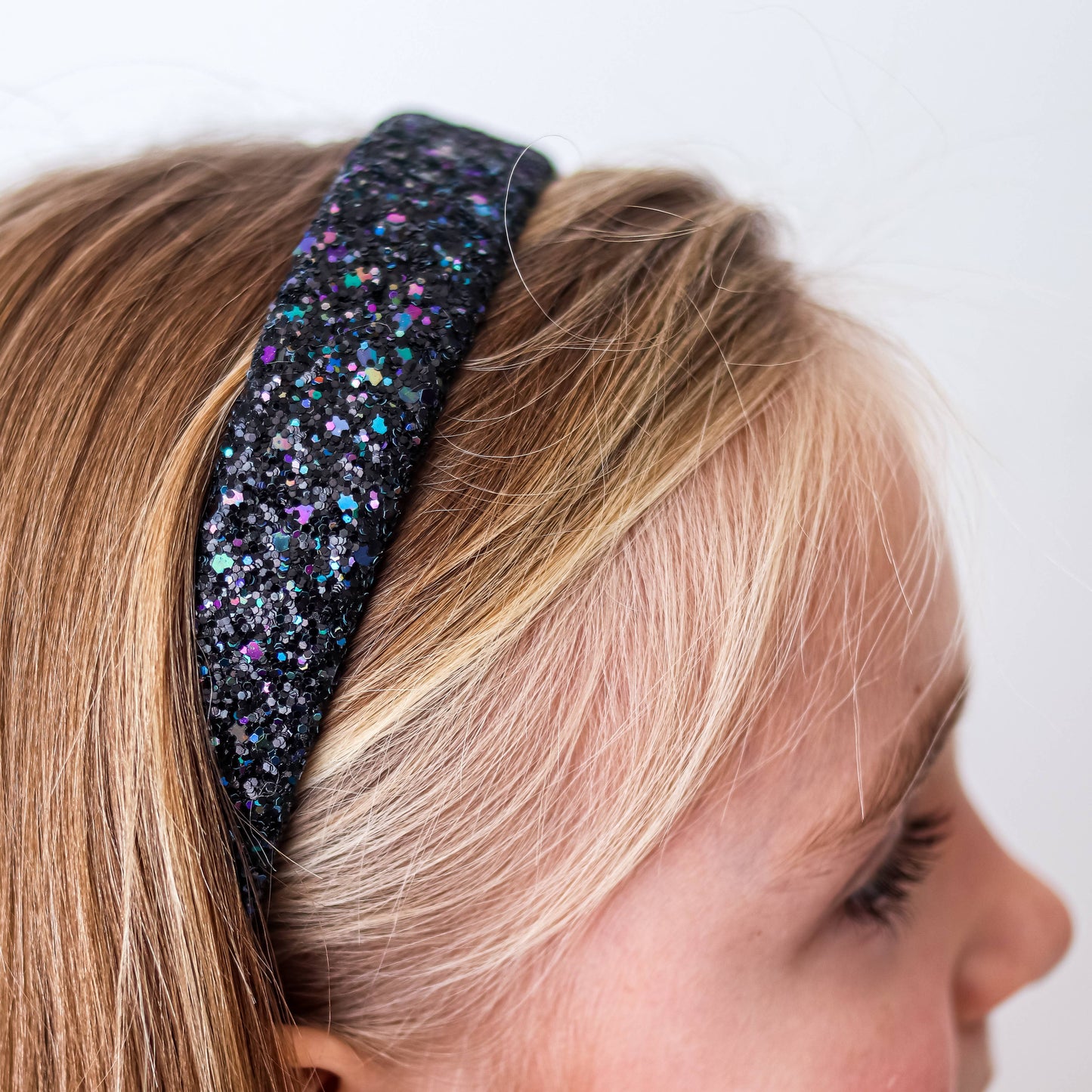 Frog Sac Tapered Chunky Glitter Headband