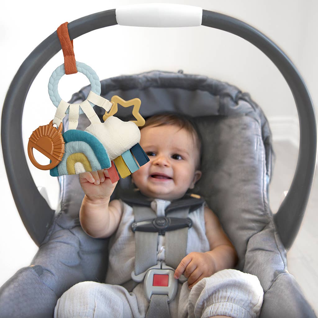 Itzy Ritzy - *NEW OPTION* Bitzy Busy Ring™ Teething Activity Toy: High Contrast