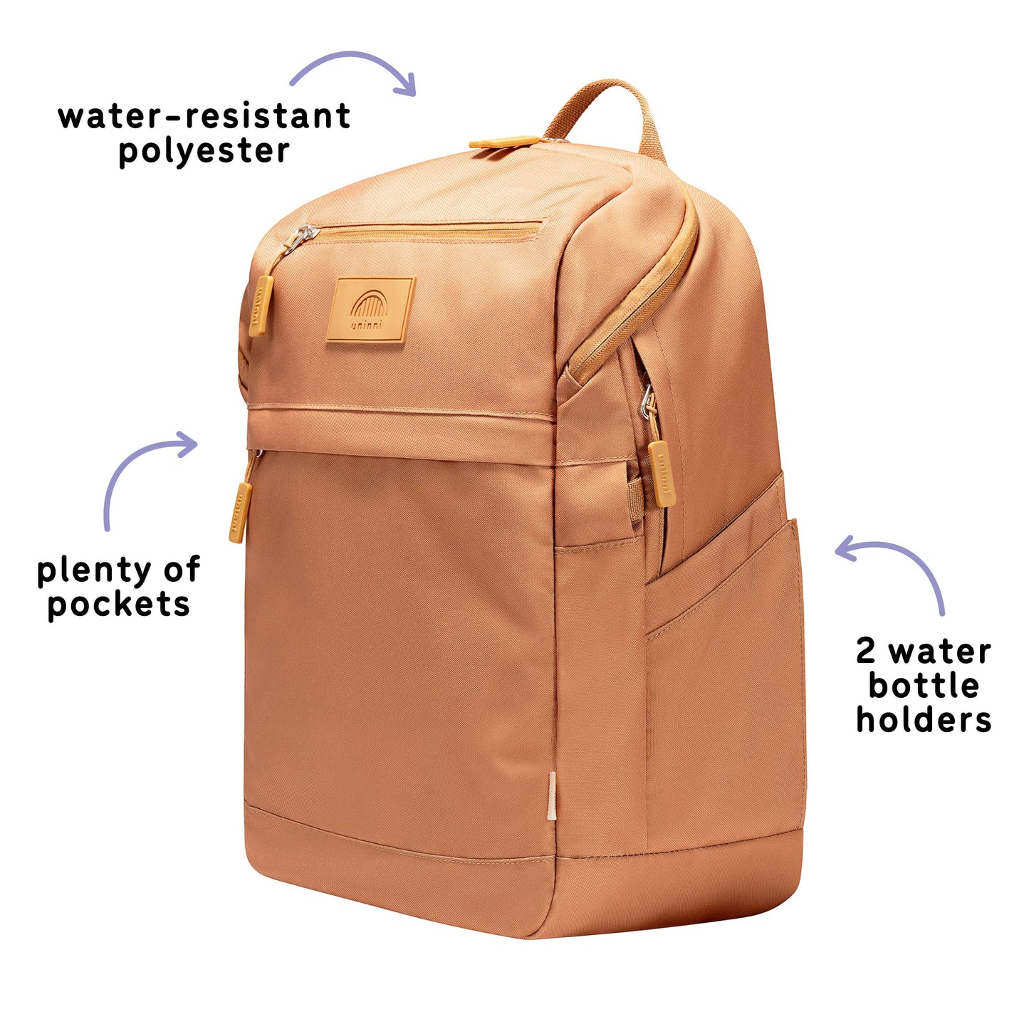uninni - Bailey Backpack - Brown: Brown