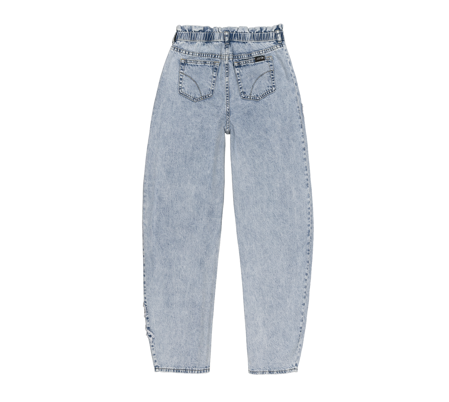 Joe's Jeans Girls Raya Barrel Fit Paperbag Jeans with Bow