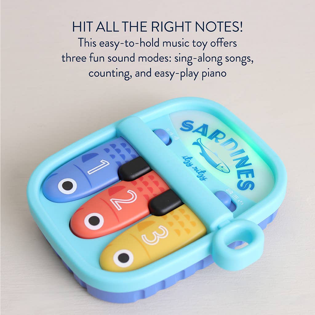 Itzy Ritzy - Bitzy Tunes - Light-up Interactive Piano Toy - Sardines