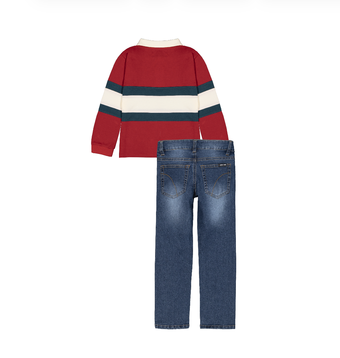 Joe's Jeans Boys Rugby Shirt and Brixton Jeans Set