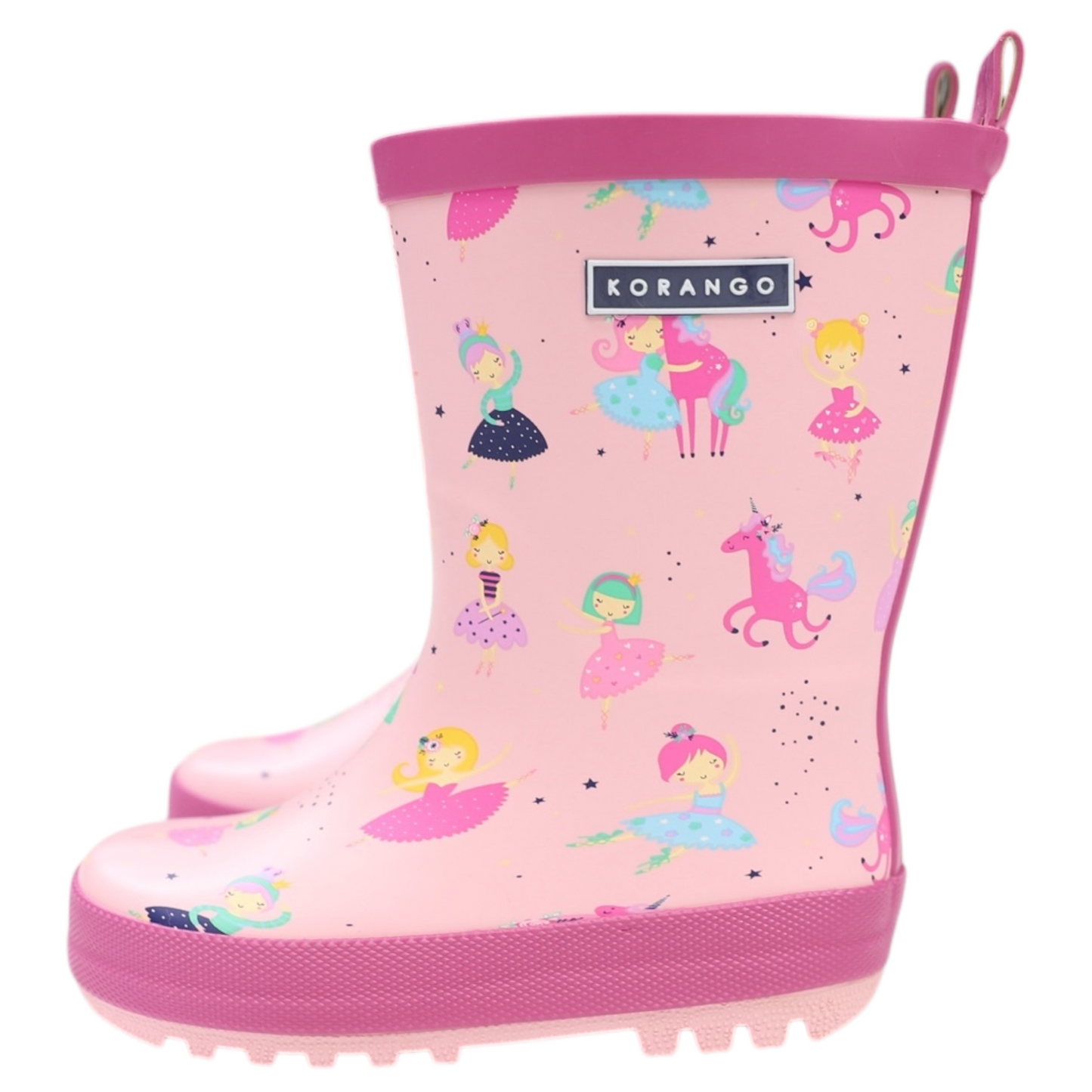 Korango - Dancing Unicorn Gumboot Pink