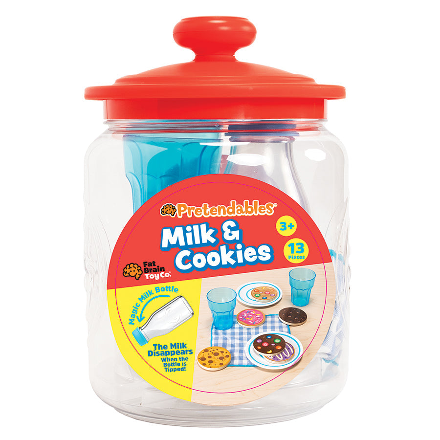 Fat Brain Toys - Pretendables Milk & Cookies Set