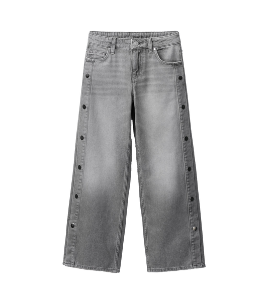 Joe's Jeans Girls Mia Wide Leg Side Snap Jeans