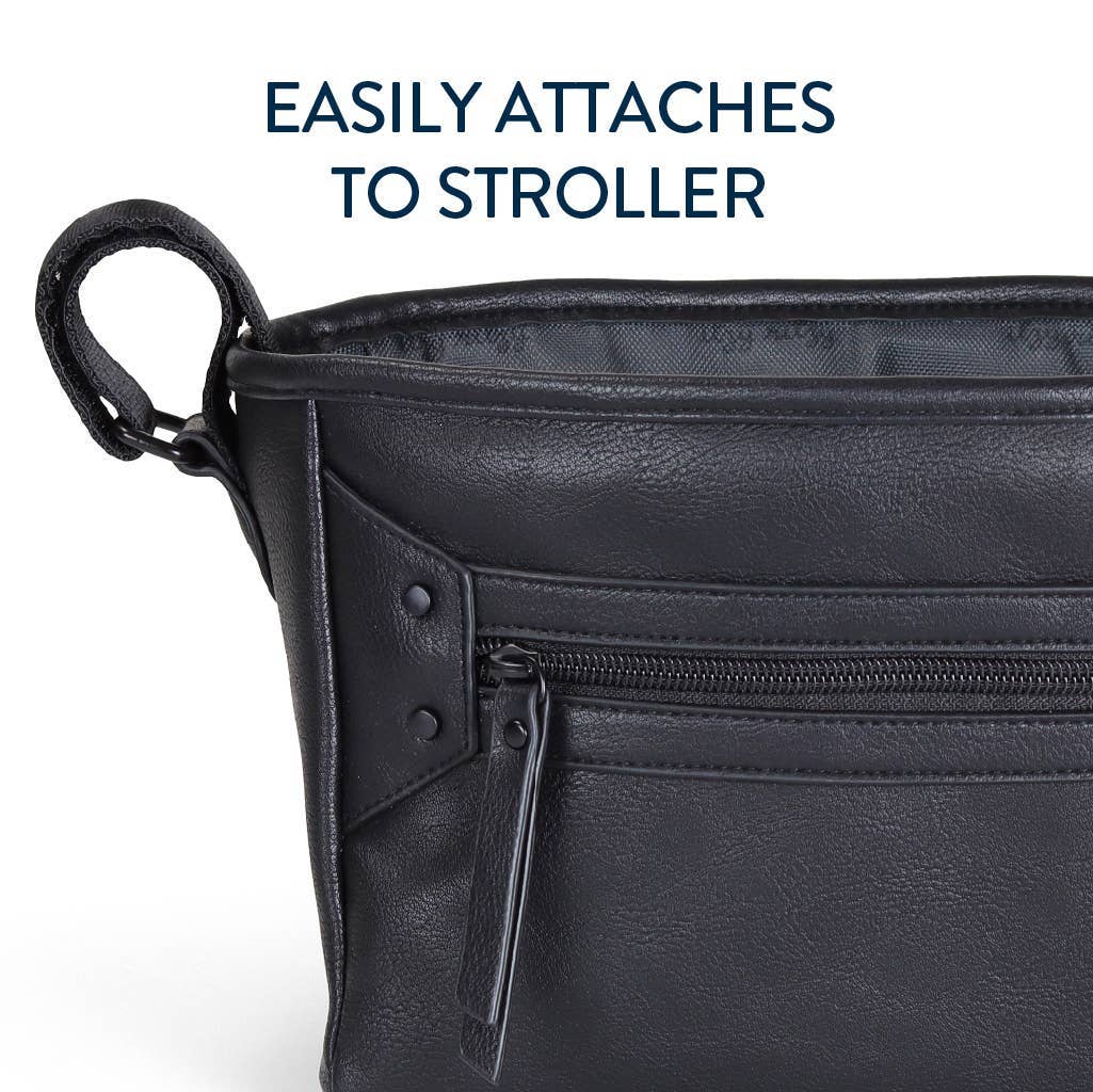 Itzy Ritzy - Stroller + Wagon Caddy: Matte Black