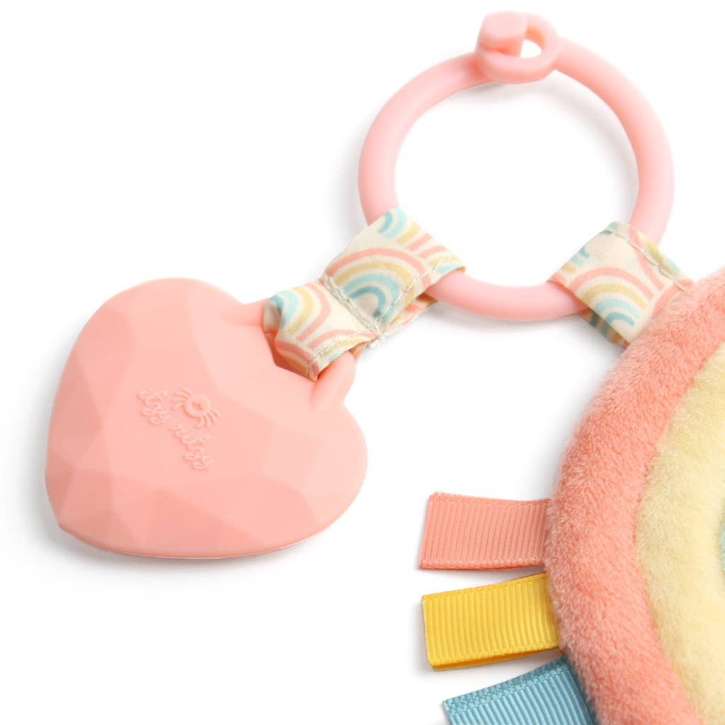 Itzy Ritzy - Itzy Pal™ Plush + Teether: Rainbow
