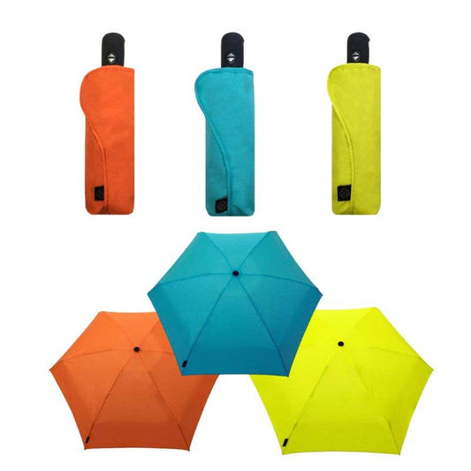SMATI - 6 Solid Automatic Mini Umbrellas in Different Colors