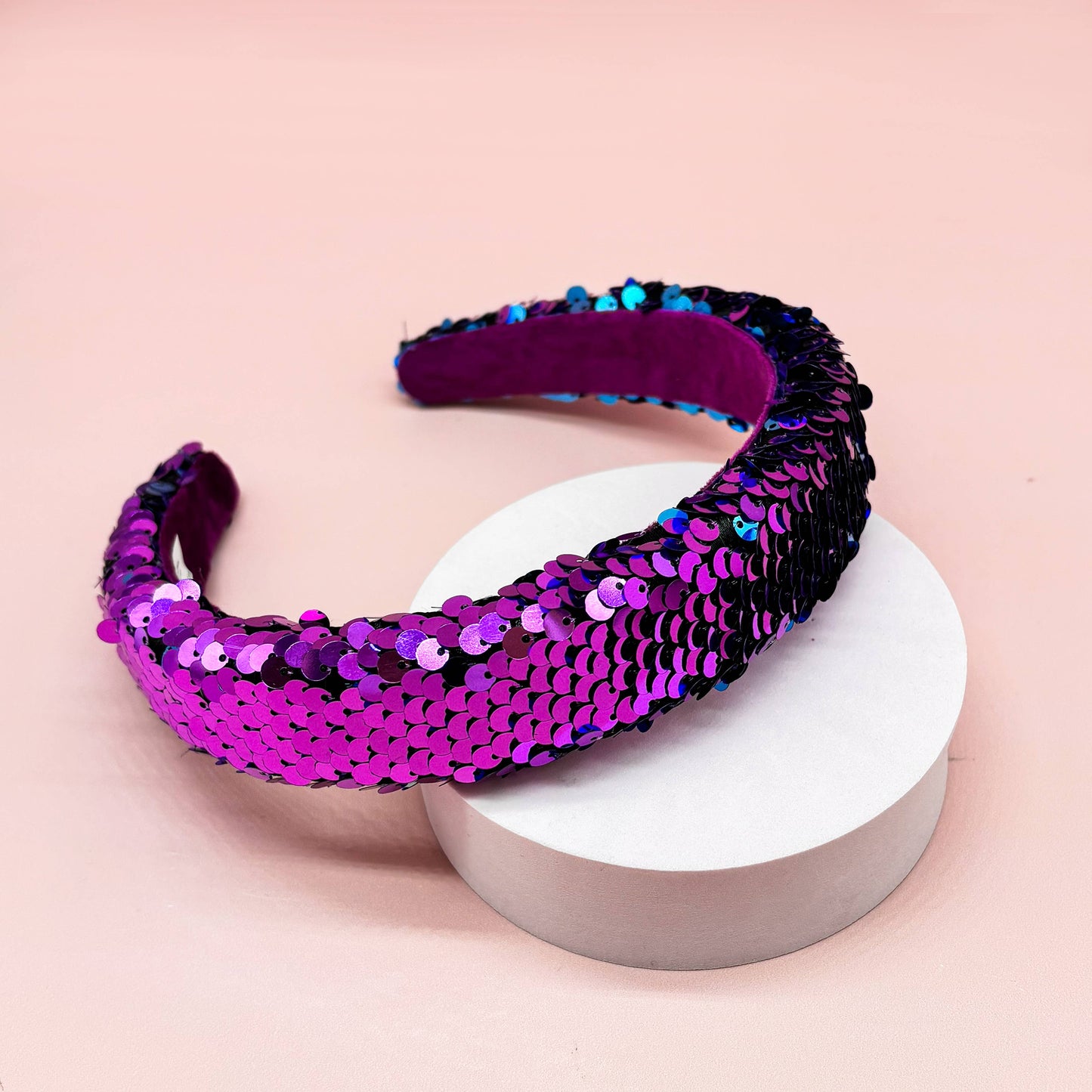 Frog Sac Reversible Sequin Headband, Kids Padded Hair Band