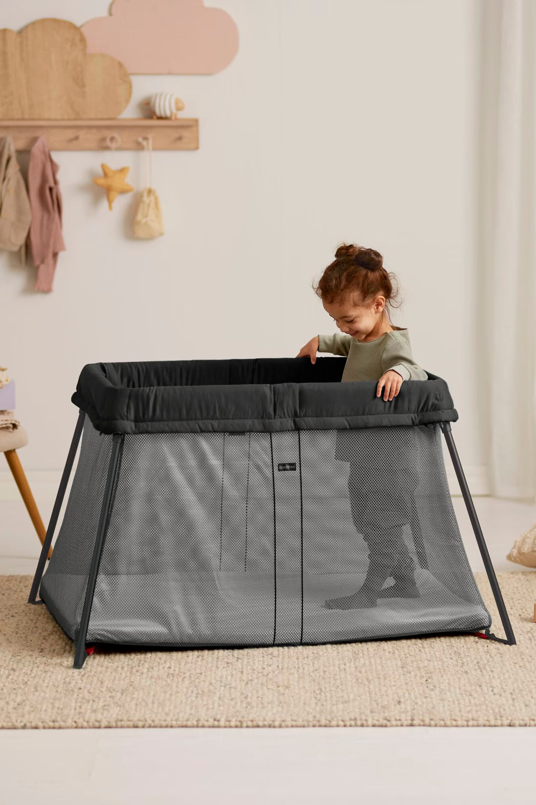 BabyBjörn Play Yard Light – Portable Travel Crib with Mattress & Carry Bag