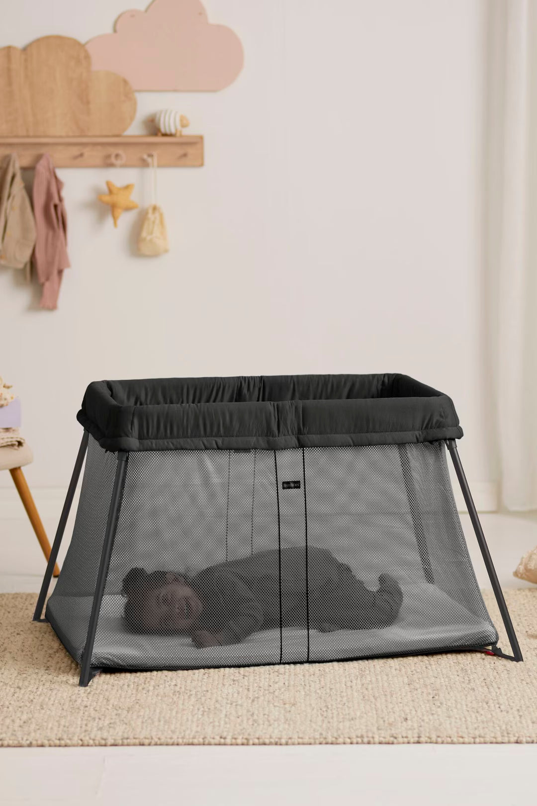 BabyBjörn Play Yard Light – Portable Travel Crib with Mattress & Carry Bag