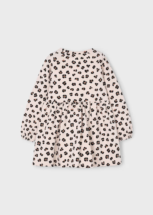 Mayoral - Sand Fleece Dress with Purse