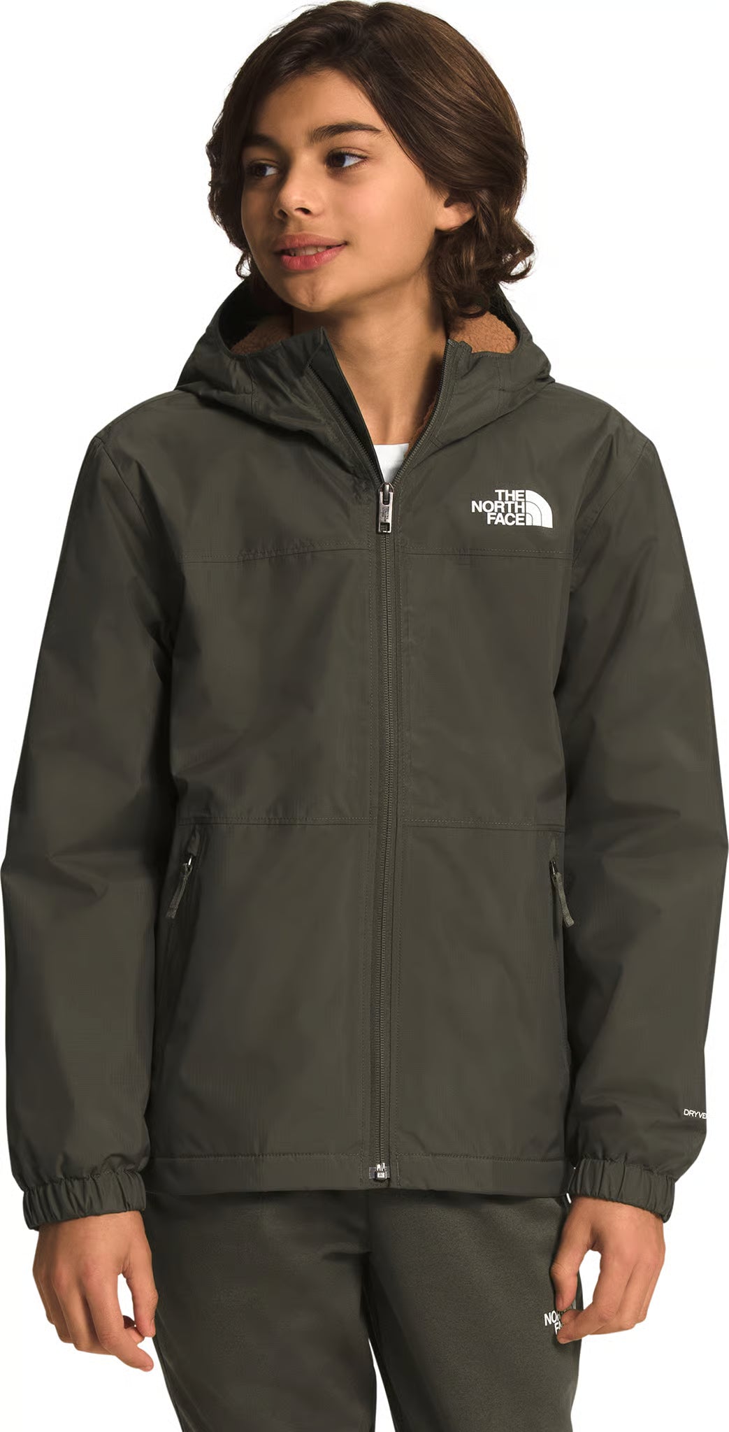 The North Face Warm Storm Rain Jacket — waterproof, rain gear, children's jackets — detail view
