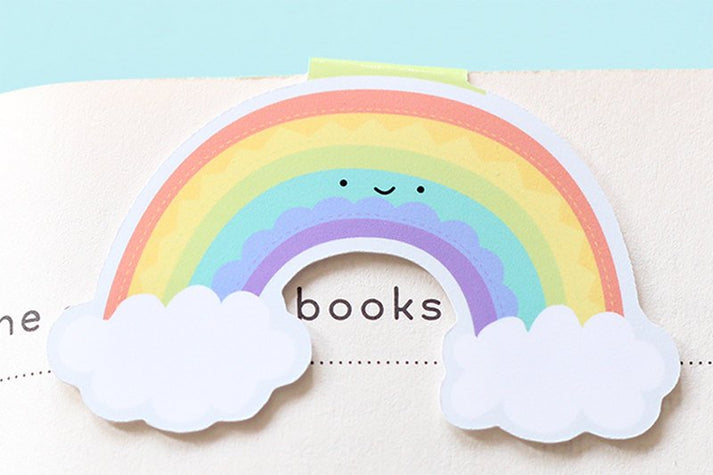 Craftedvan - Rainbow Jumbo Magnetic Bookmark