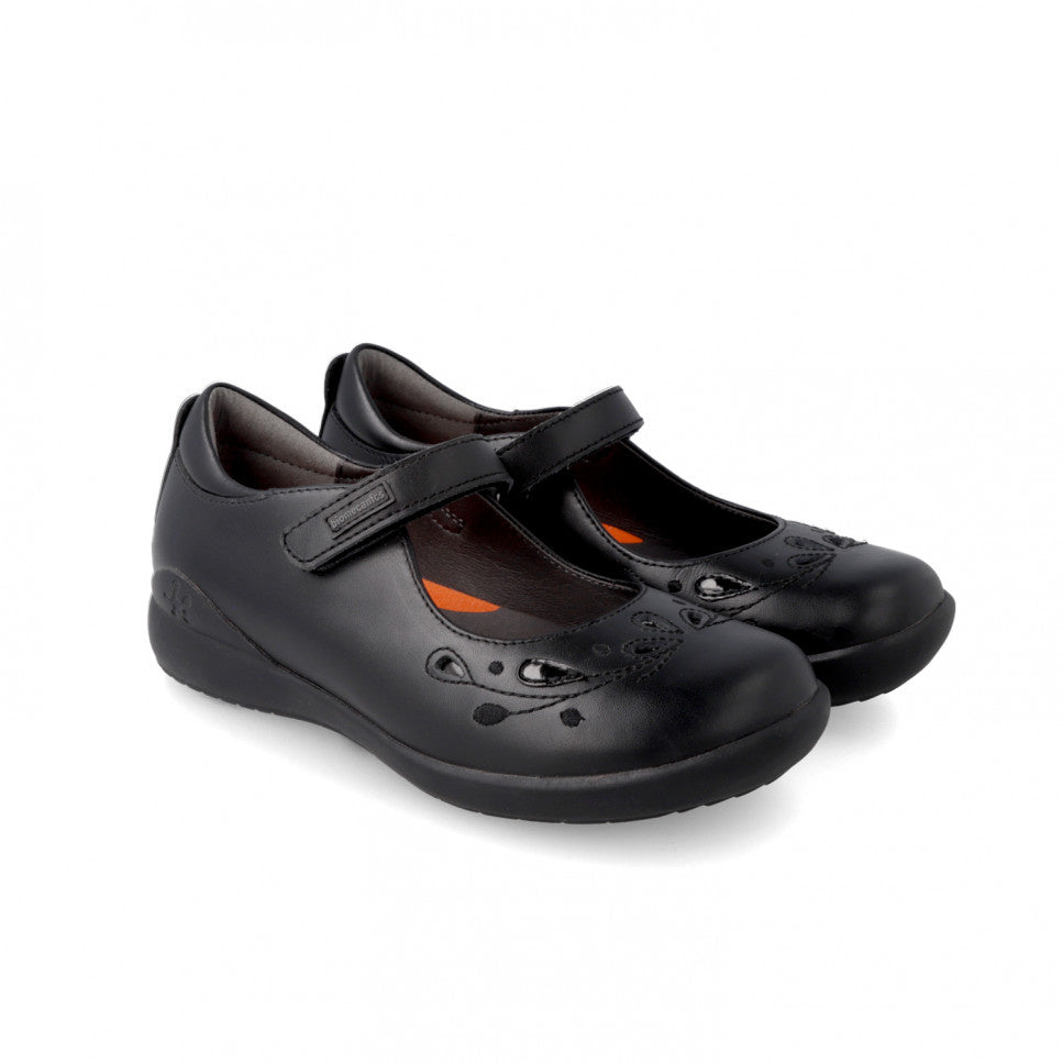 Biomecanics Girls Black Uniform Shoes - 221280