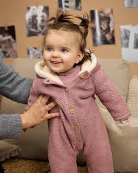 Minymo One Piece Baby Winter - Pink