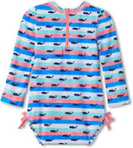 Hatley - Infant Girls Rashguard Swimsuit – Additional View 2