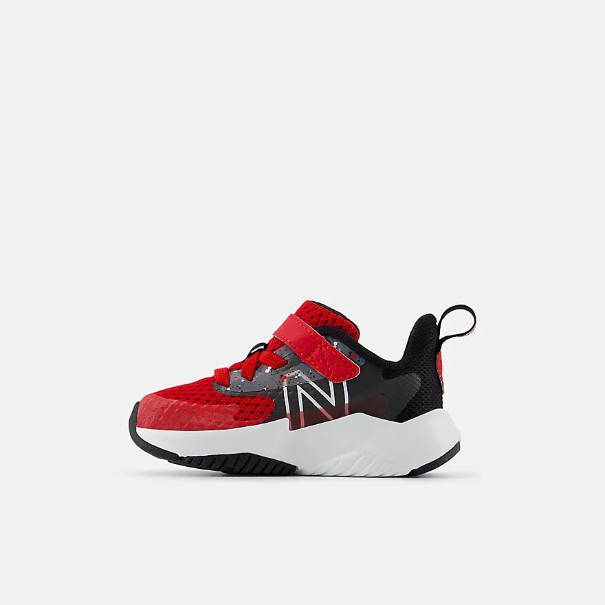 New Balance - Rave Run v2 Bungee Lace with Top Strap - Toddler - Team Red
