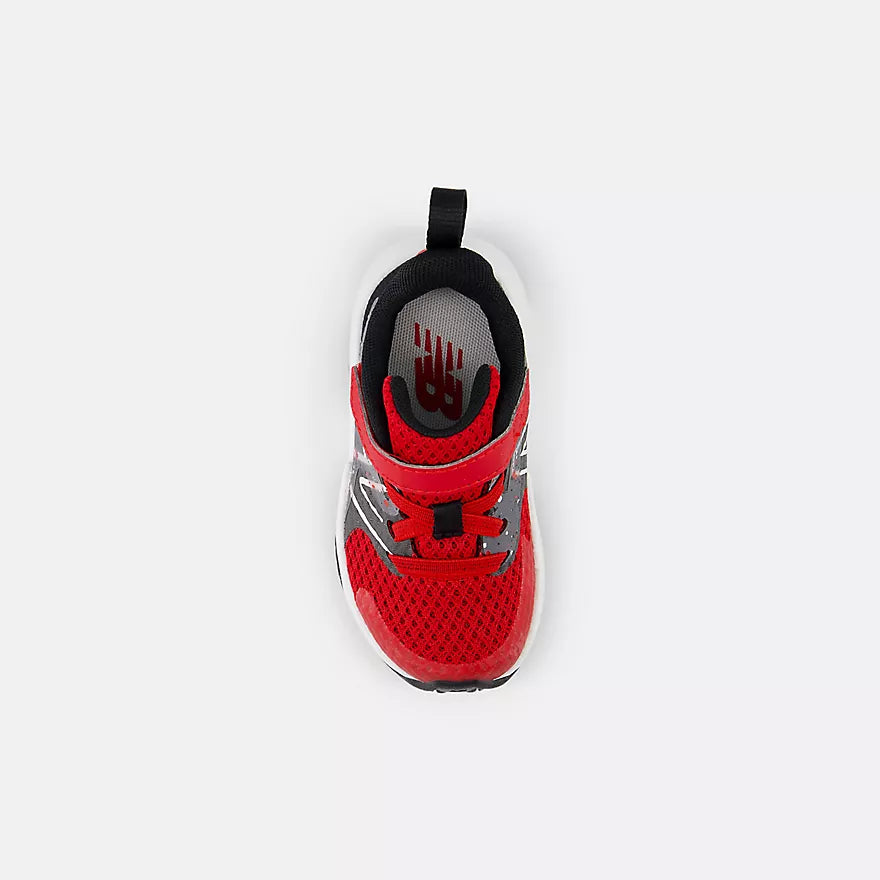 New Balance - Rave Run v2 Bungee Lace with Top Strap - Toddler - Team Red