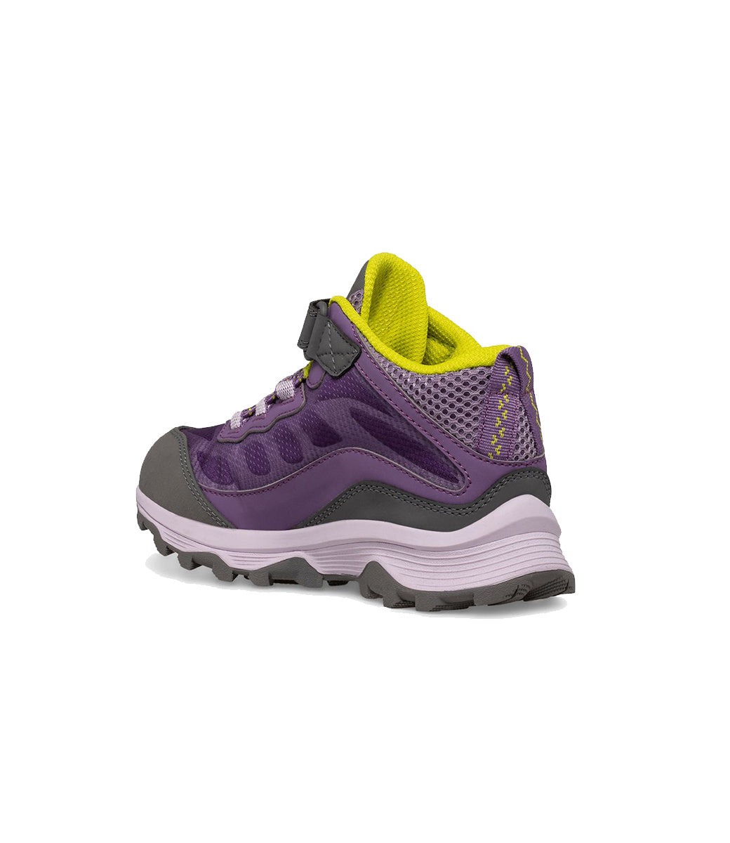 Merrell Kids - Moab Speed 2 Mid Waterproof - Grape cadet