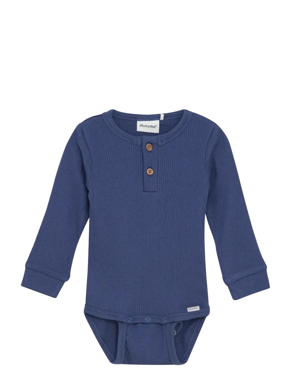 Minymo - Long Sleeve Ribbed Bodysuit - 3M