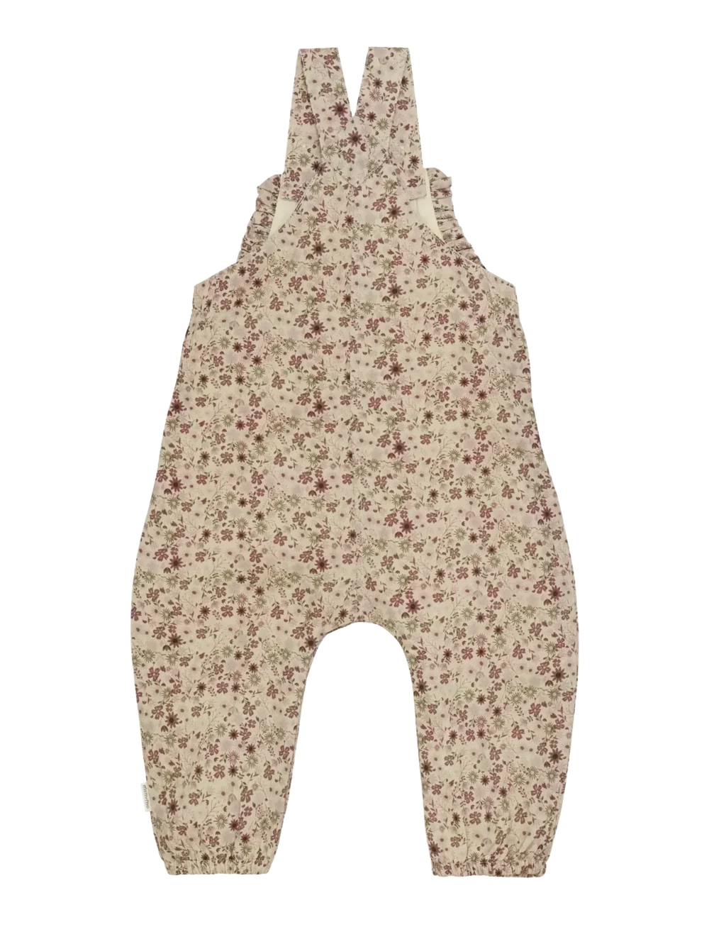 Minymo - Lined Floral Overalls - 3M