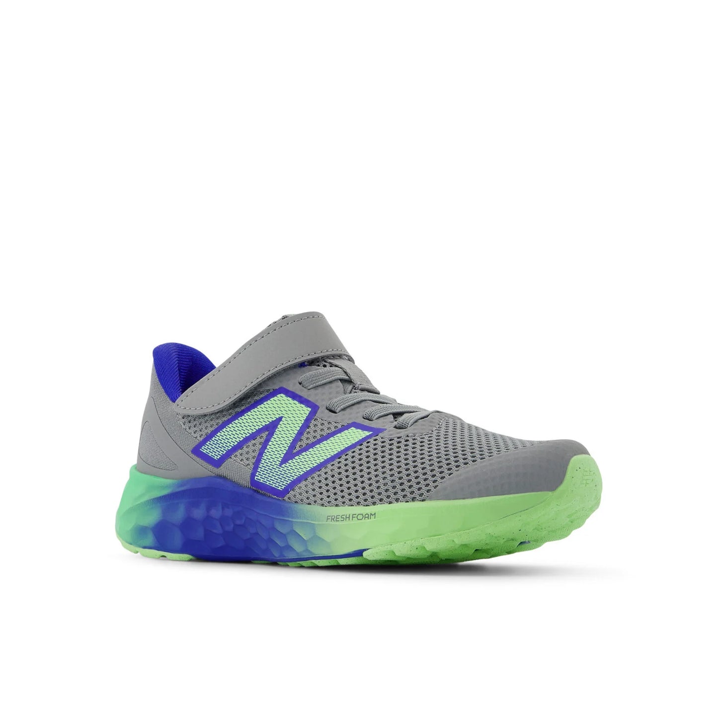 New Balance Fresh Foam Arishi v4 Running Shoes - Bungee Lace with Top Strap - Little Kid - Slate Grey