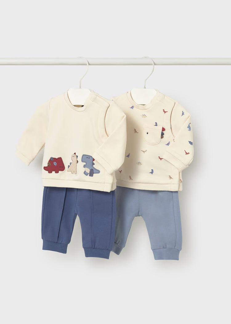 Mayoral Newborn Boy 4-Piece Dino Set