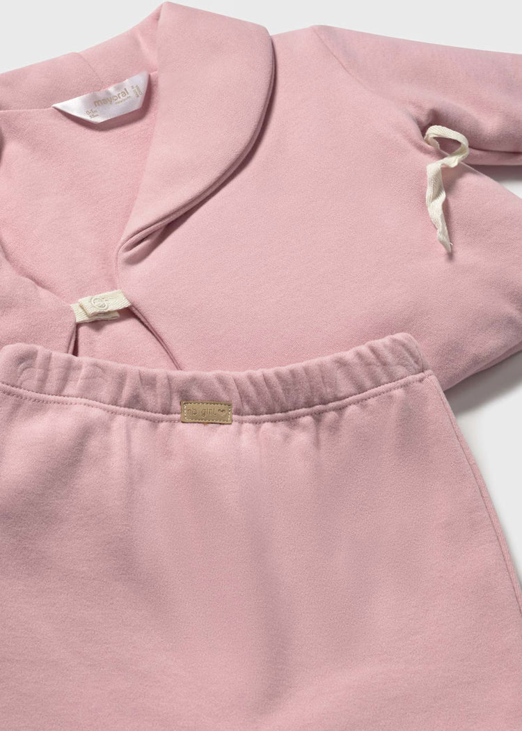 Mayoral Newborn Girl 3-Piece Knit Set Orchid