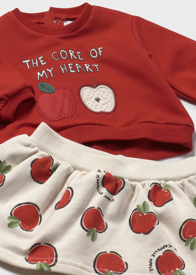 Mayoral Newborn Girl 4-Piece Set Core of My Heart Set