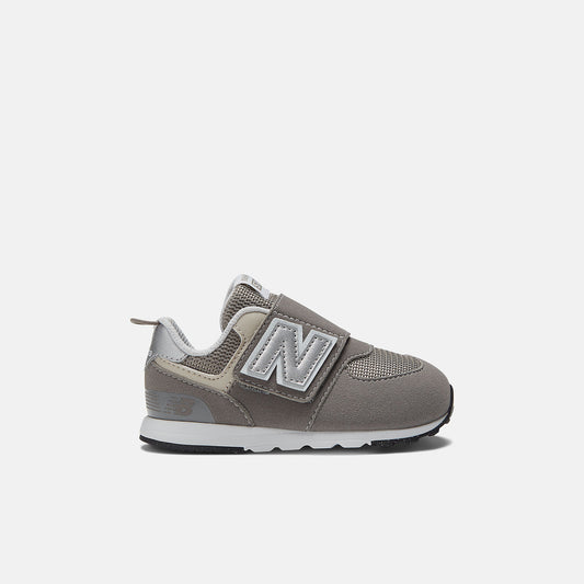 New Balance -574 NEW-B Hook & Loop - RAIN CLOUD (Sandard Width)